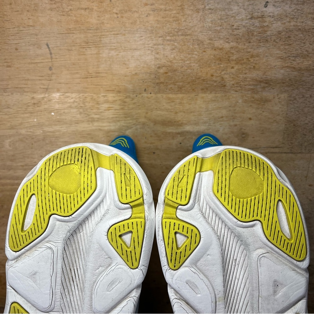 Hoka One One Clifton 9 REFLECTIVE Mens Size 10 Wide Running Shoes Sneakers Blue - Picture 9 of 12